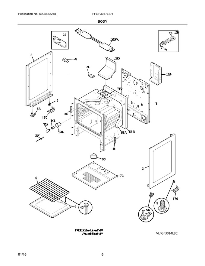 Diagram for FFGF3047LSH