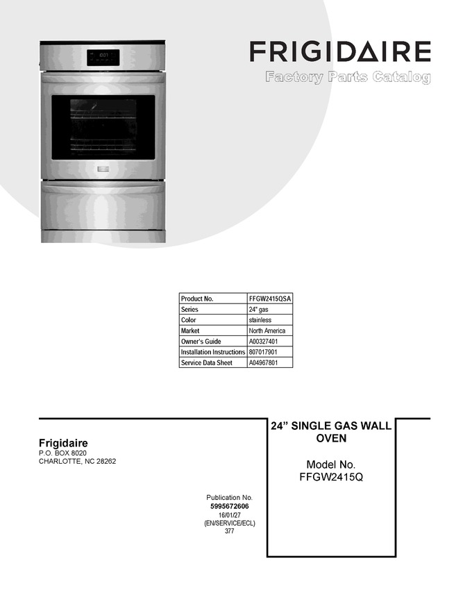 Diagram for FFGW2415QSA