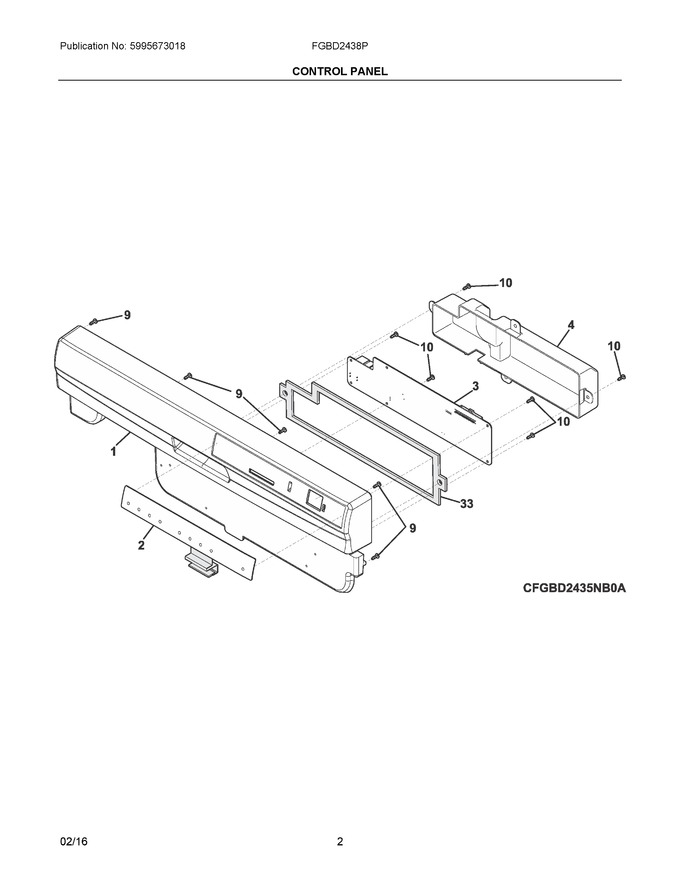 Diagram for FGBD2438PW8B