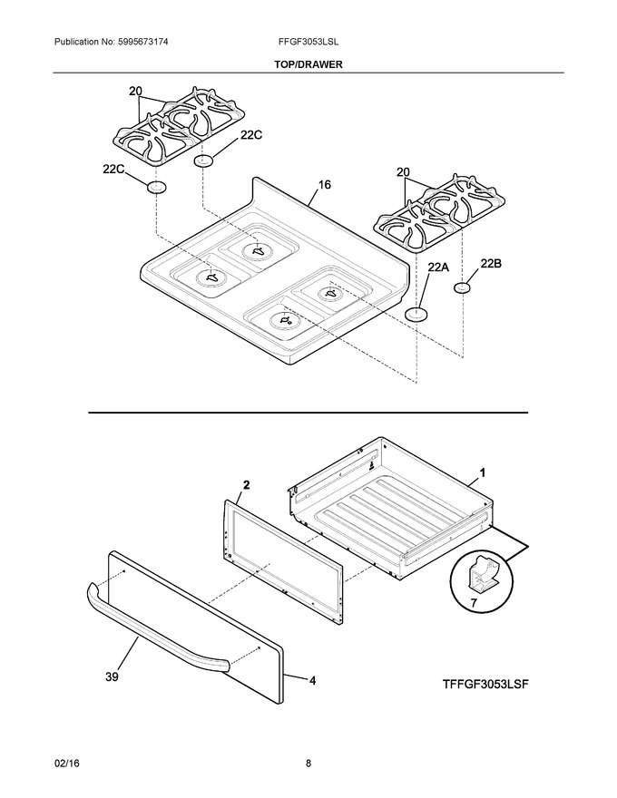 Diagram for FFGF3053LSL