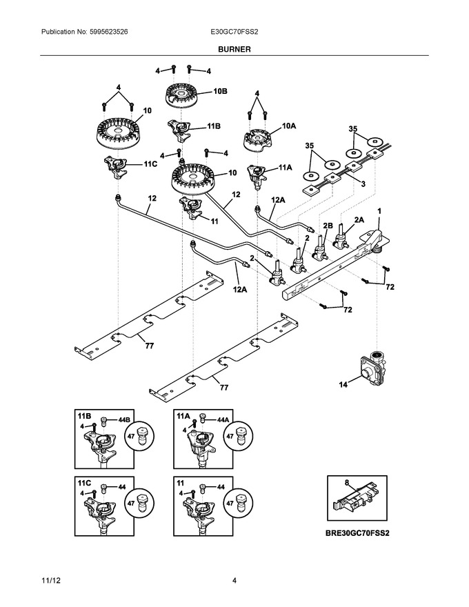 Diagram for E30GC70FSS2