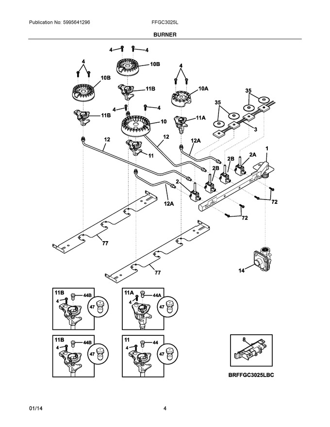 Diagram for FFGC3025LWC