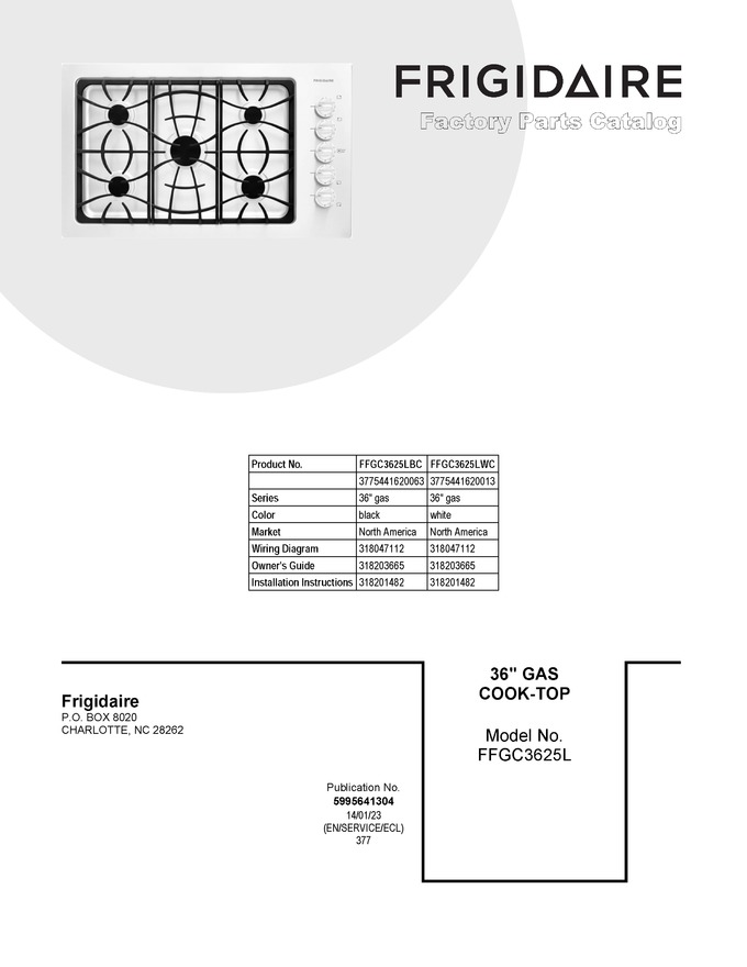 Diagram for FFGC3625LBC