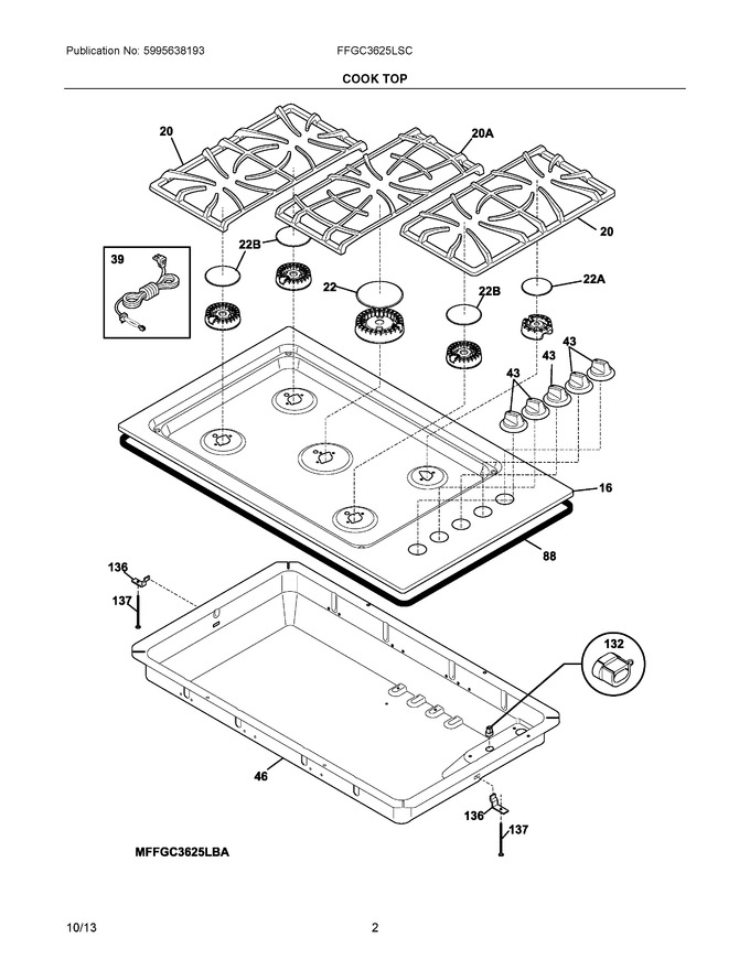 Diagram for FFGC3625LSC