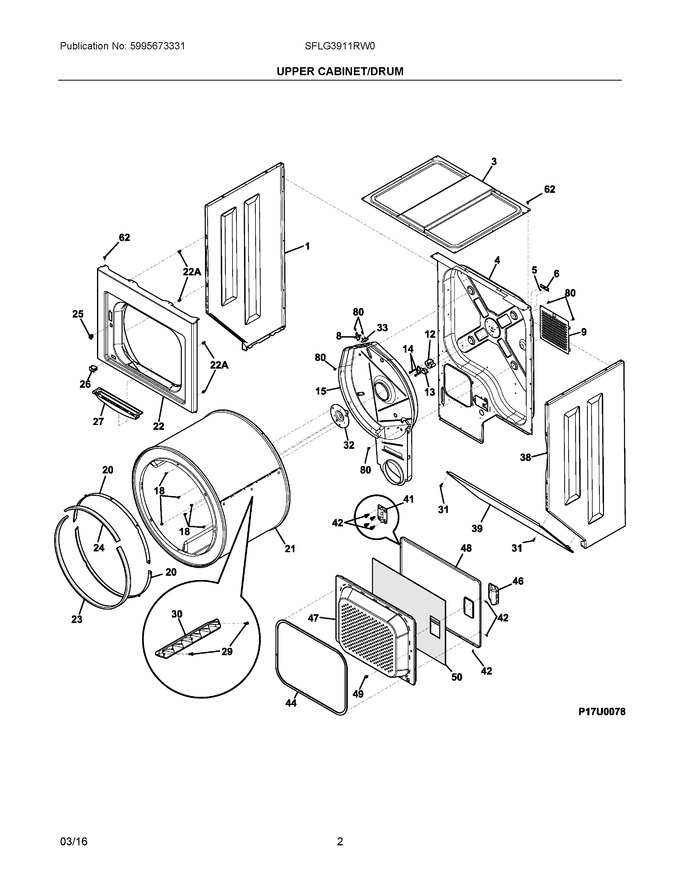 Diagram for SFLG3911RW0