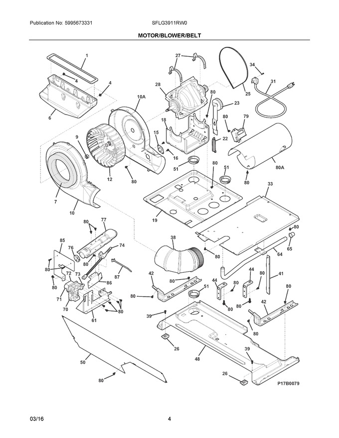 Diagram for SFLG3911RW0