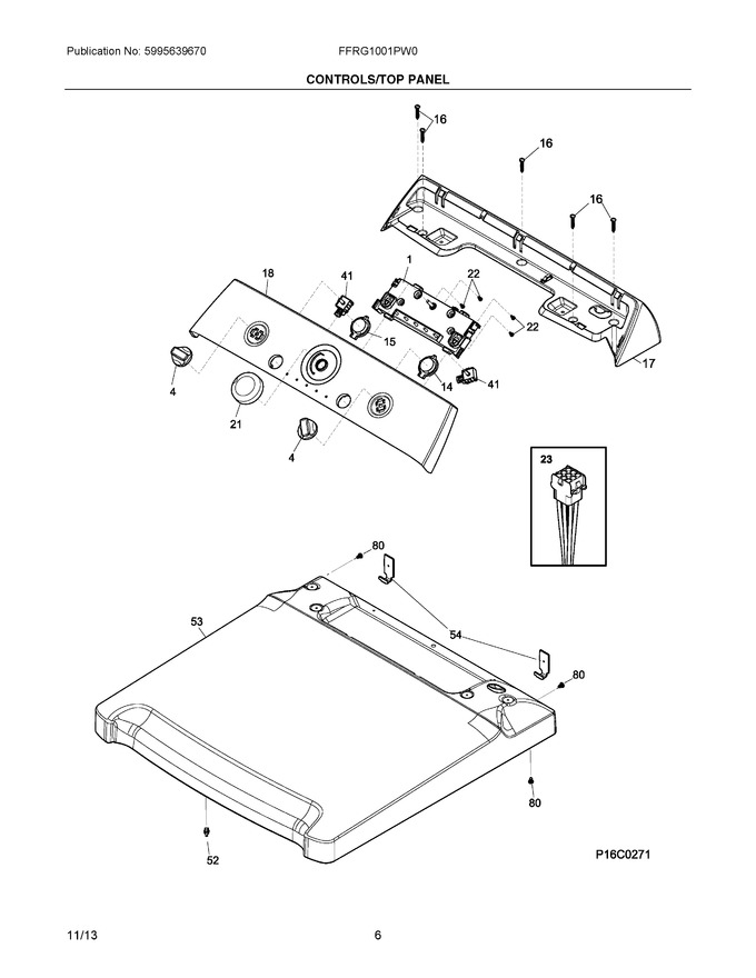 Diagram for FFRG1001PW0