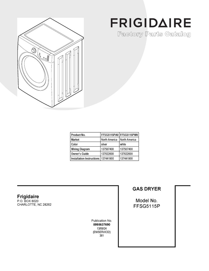 Diagram for FFSG5115PA0