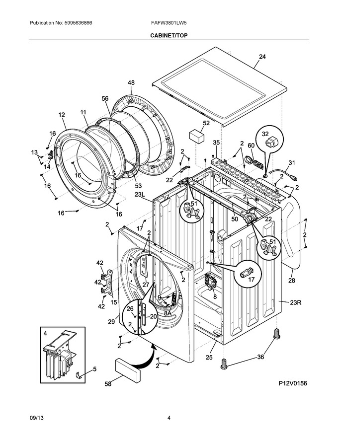 Diagram for FAFW3801LW5