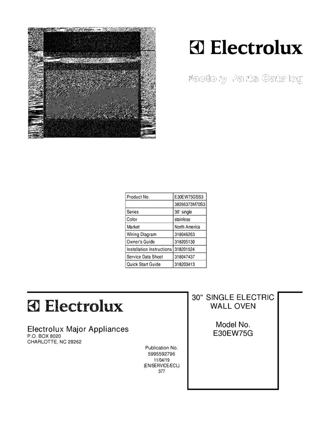 Diagram for E30EW75GSS3