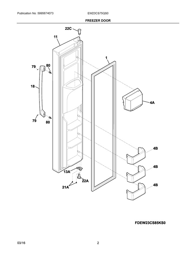 Diagram for EW23CS75QS0