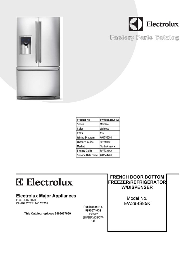 Diagram for EW28BS85KSBA