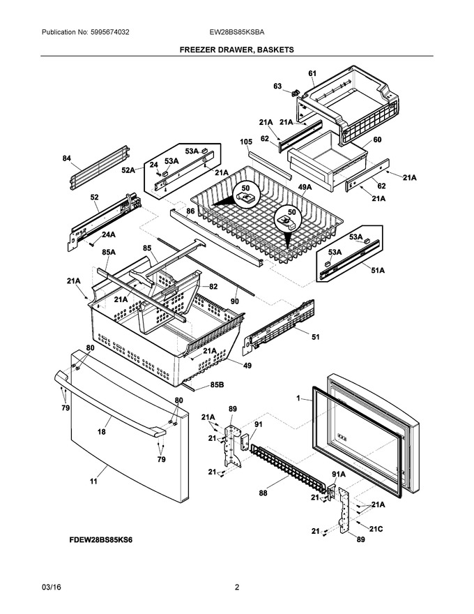 Diagram for EW28BS85KSBA