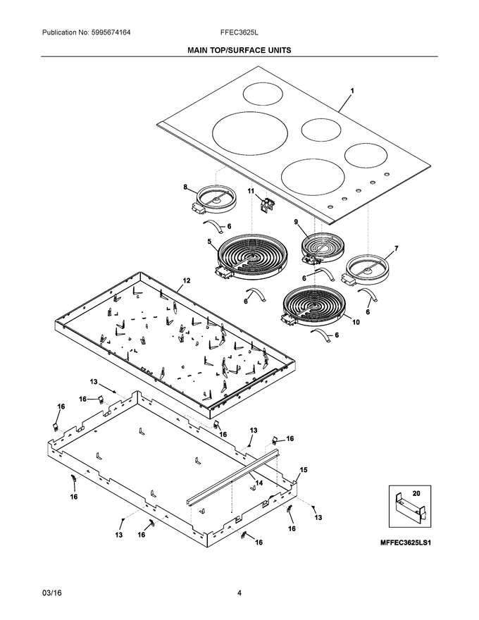 Diagram for FFEC3625LB1