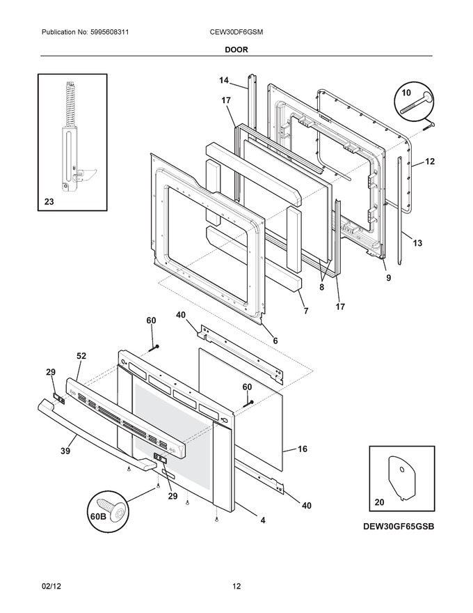 Diagram for CEW30DF6GSM