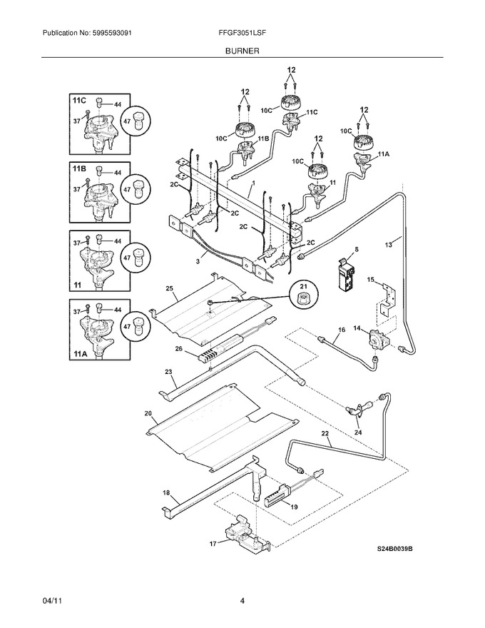 Diagram for FFGF3051LSF