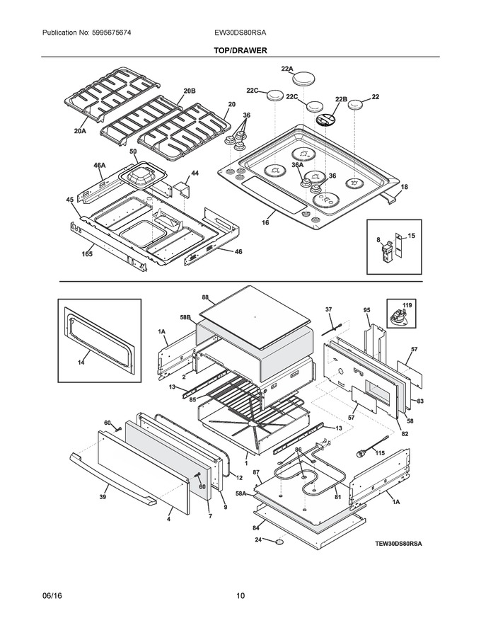 Diagram for EW30DS80RSA