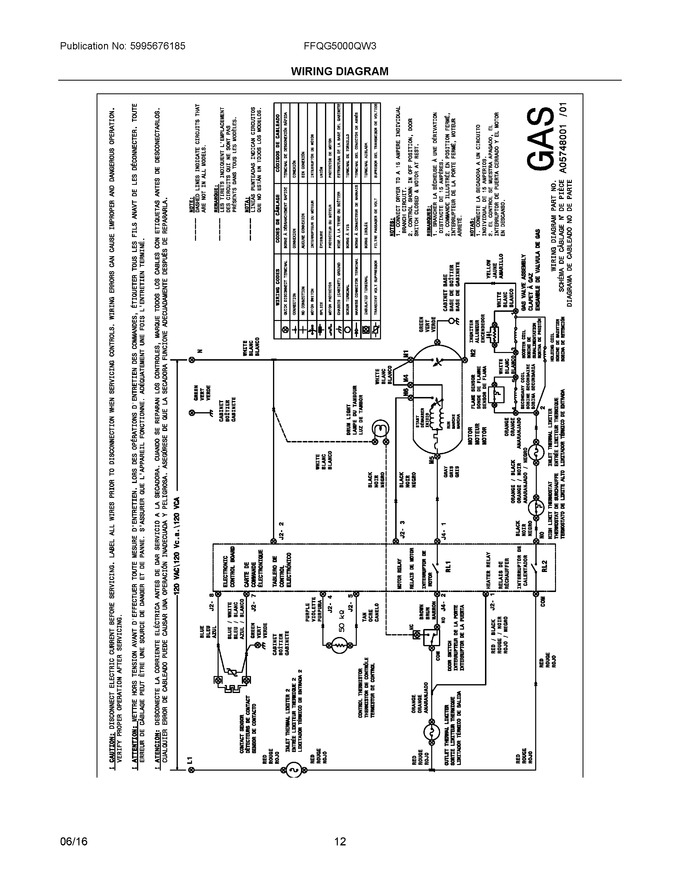 Diagram for FFQG5000QW3