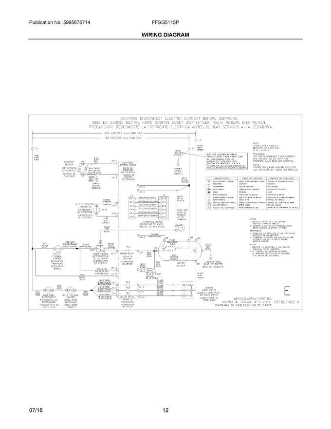 Diagram for FFSG5115PA1