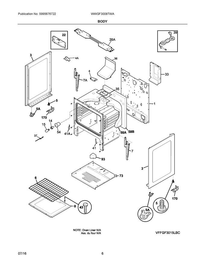 Diagram for WWGF3008TWA