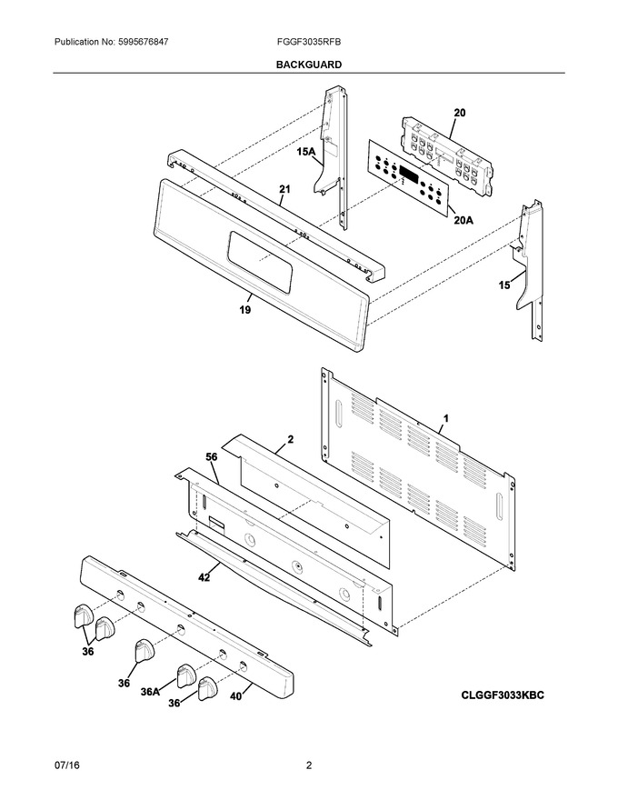 Diagram for FGGF3035RFB