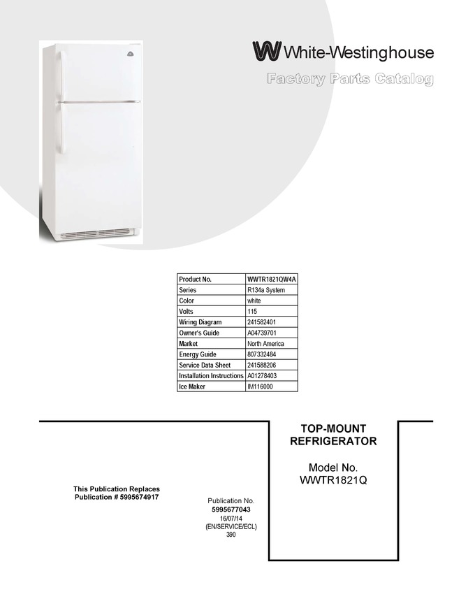 Diagram for WWTR1821QW4A