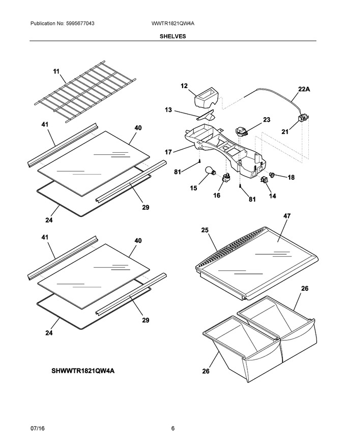 Diagram for WWTR1821QW4A