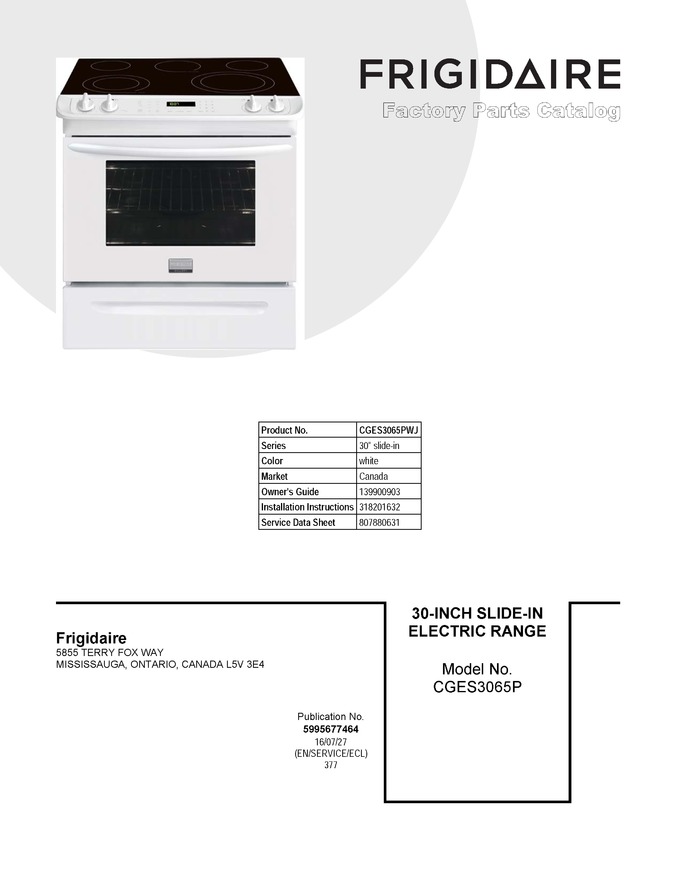 Diagram for CGES3065PWJ