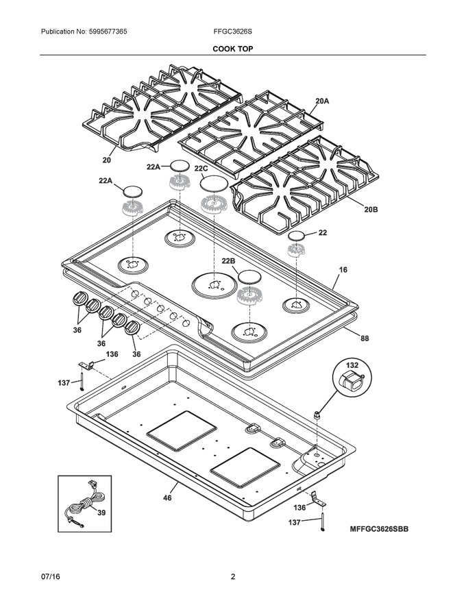 Diagram for FFGC3626SWB