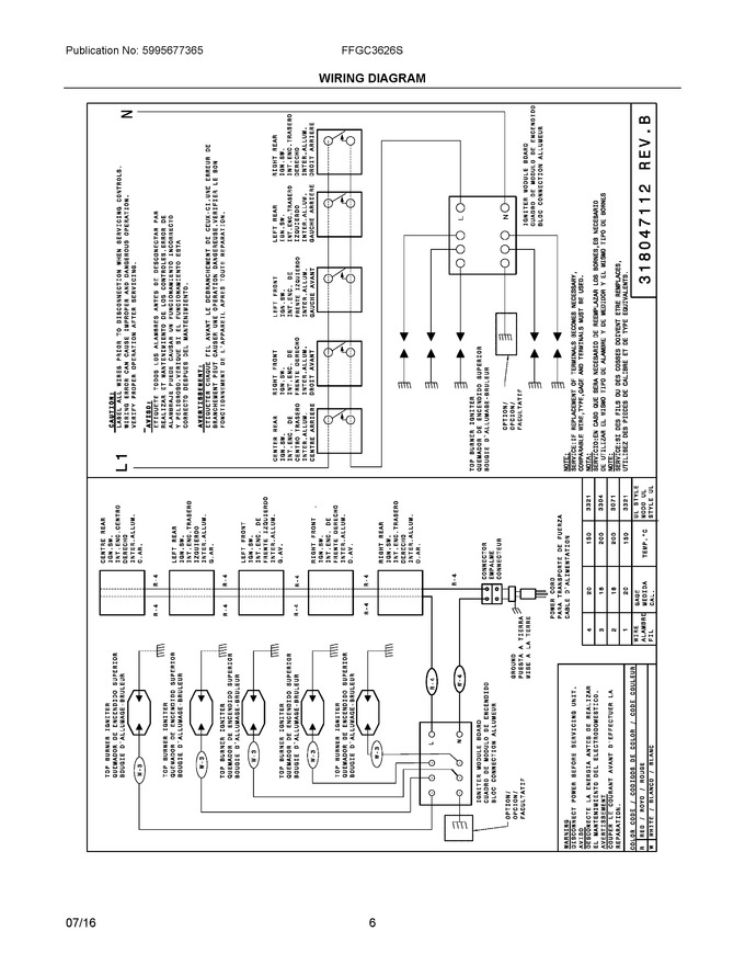 Diagram for FFGC3626SWB