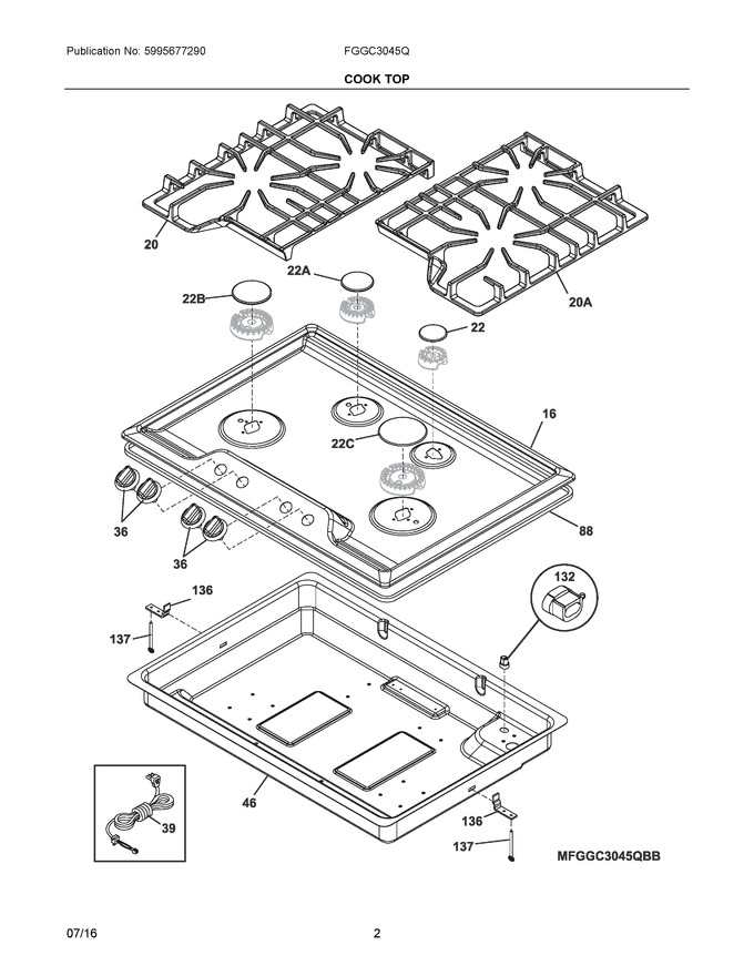 Diagram for FGGC3045QWB