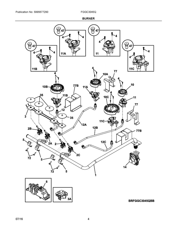 Diagram for FGGC3045QSB