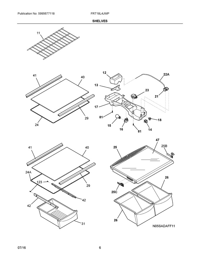 Diagram for FRT18L4JWP