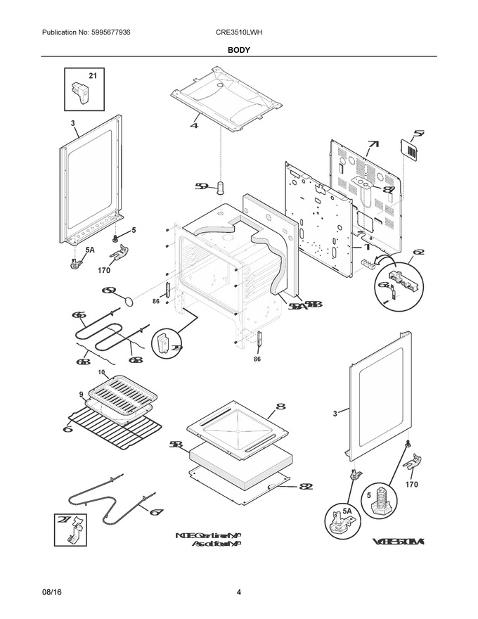 Diagram for CRE3510LWH