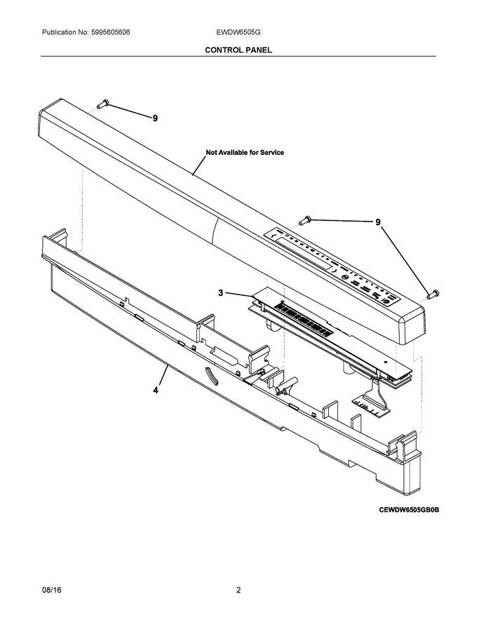 Diagram for EWDW6505GS1C