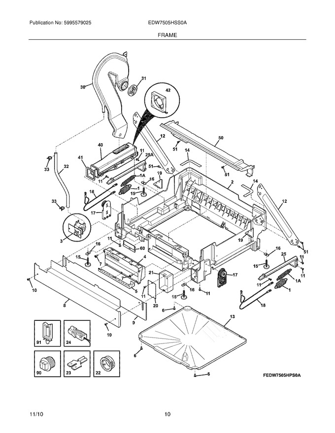 Diagram for EDW7505HSS0A