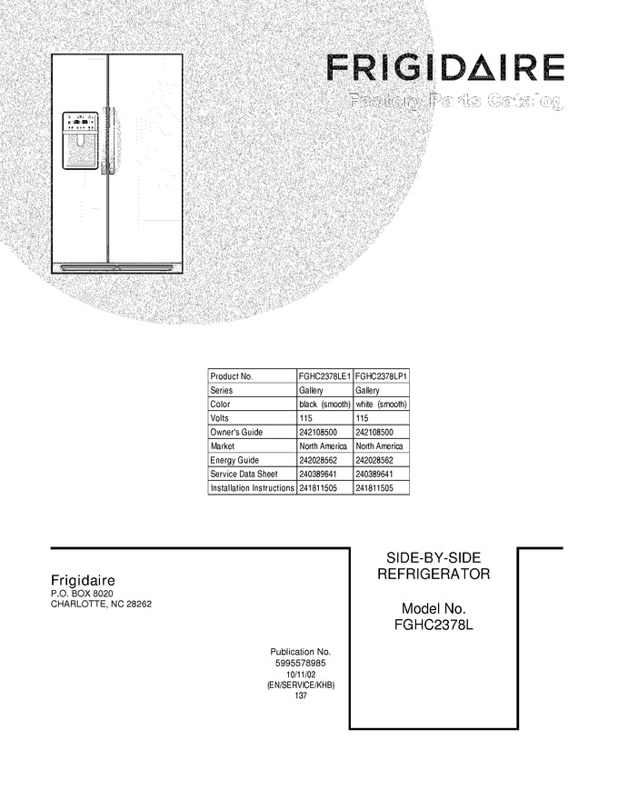 Diagram for FGHC2378LE1