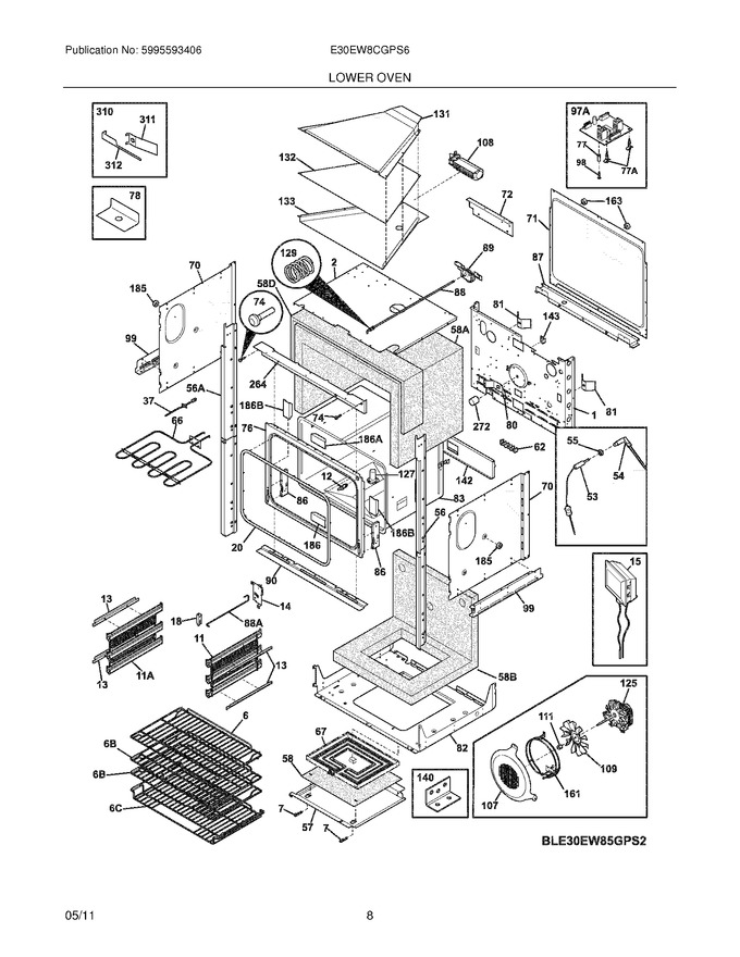 Diagram for E30EW8CGPS6