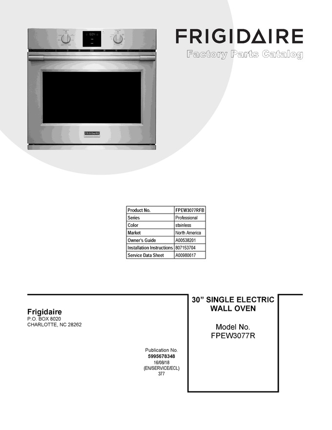 Diagram for FPEW3077RFB