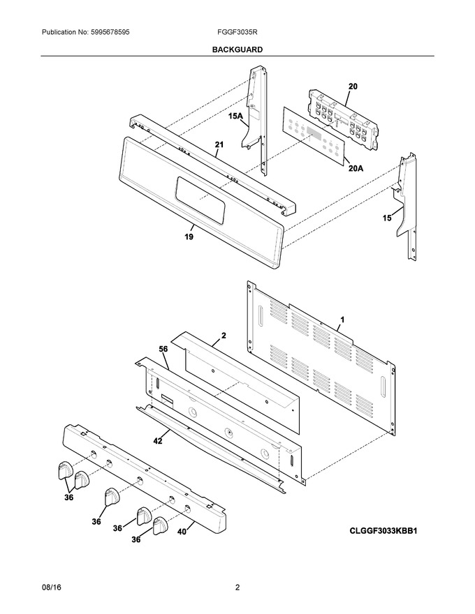 Diagram for FGGF3035RBC