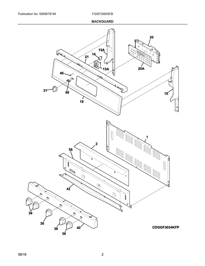 Diagram for FGGF3060SFB