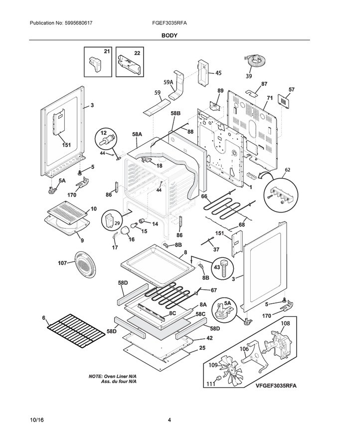 Diagram for FGEF3035RFA