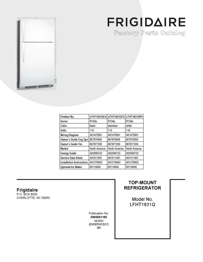 Diagram for LFHT1831QF4