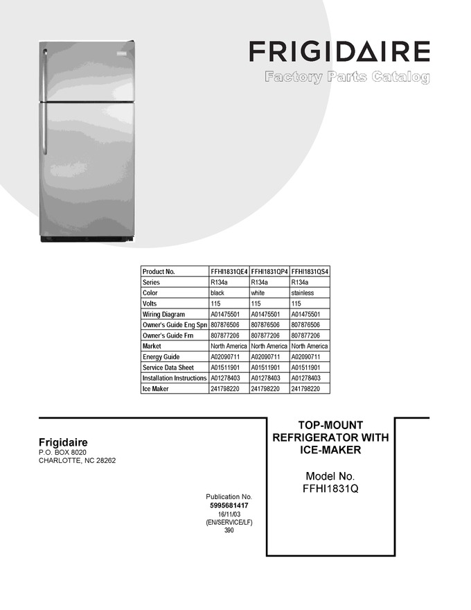 Diagram for FFHI1831QE4