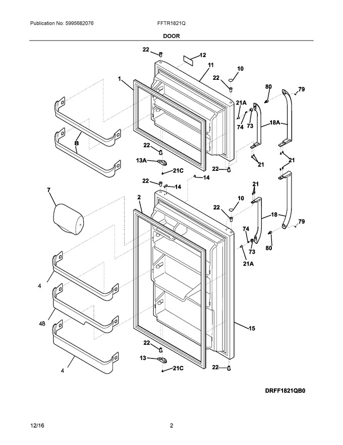 Diagram for FFTR1821QW7A