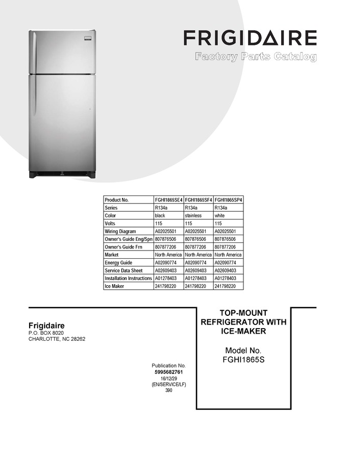 Diagram for FGHI1865SP4