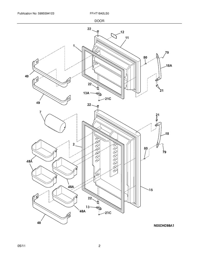 Diagram for FFHT1842LS0