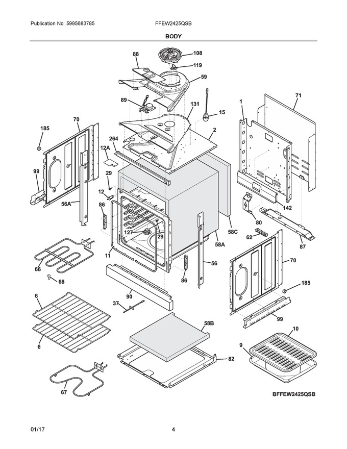 Diagram for FFEW2425QSB