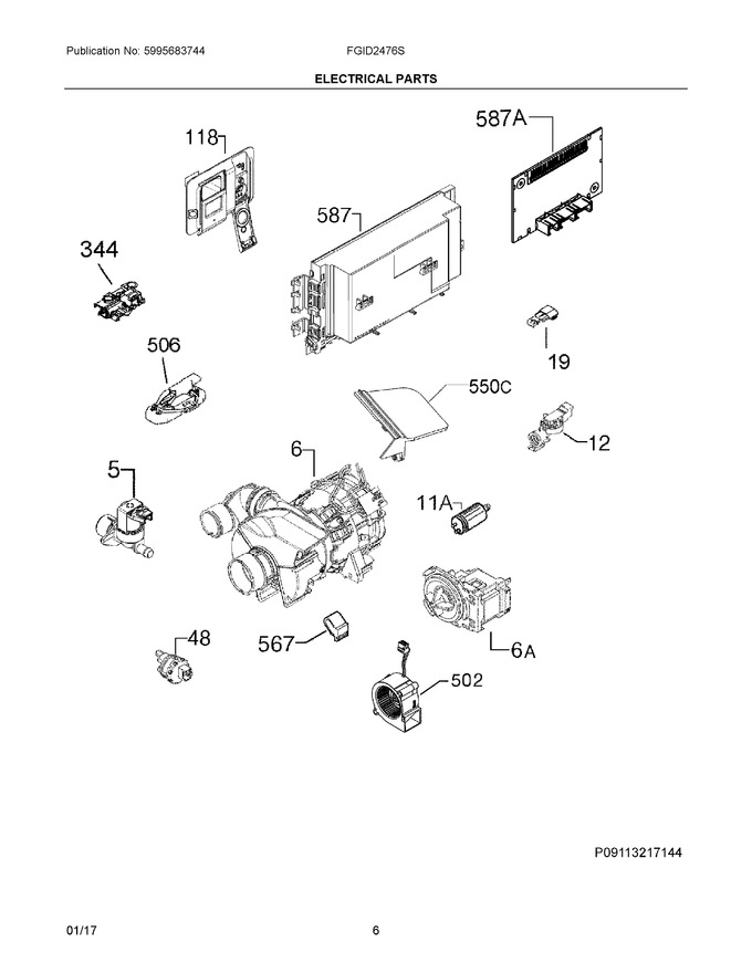 Diagram for FGID2476SW0A