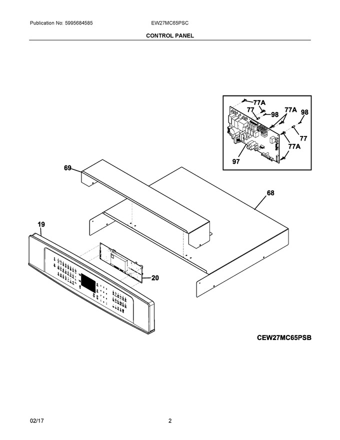 Diagram for EW27MC65PSC